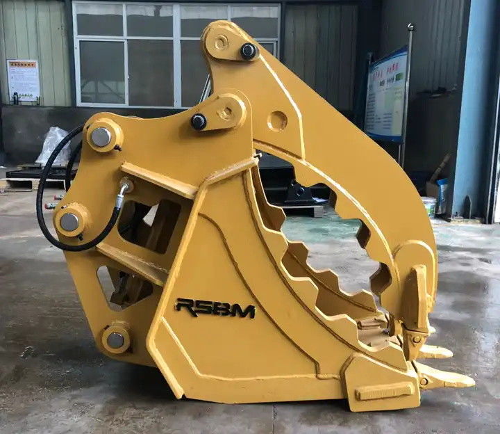 Bouteille de prise de bois pour excavatrice de 1 à 50 tonnes de 2500 mm d'ouverture maximale du mâchoire