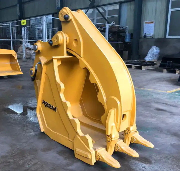 Bouteille de prise de bois pour excavatrice de 1 à 50 tonnes de 2500 mm d'ouverture maximale du mâchoire