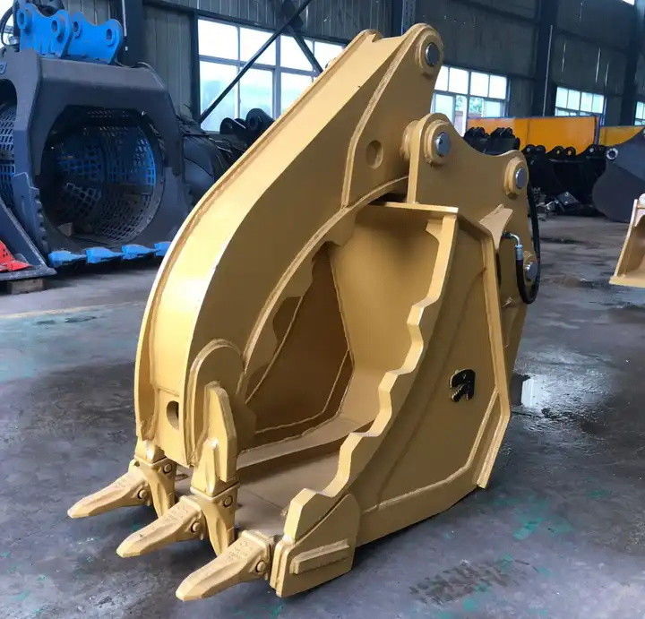 Bouteille de prise de bois pour excavatrice de 1 à 50 tonnes de 2500 mm d'ouverture maximale du mâchoire
