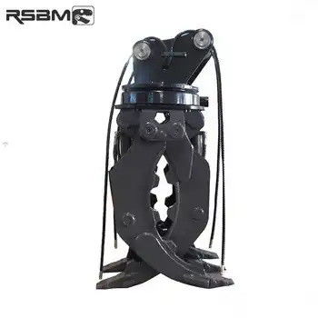 Excavateur à 360 degrés intégral Log Grapple rotateur hydraulique Adapté à 1-45t Excavateur