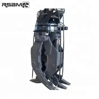 Excavateur à 360 degrés intégral Log Grapple rotateur hydraulique Adapté à 1-45t Excavateur