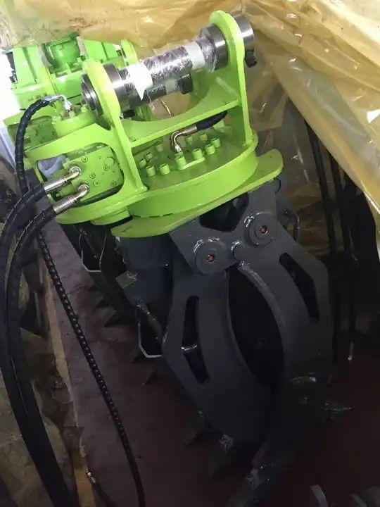 Excavateur à 360 degrés intégral Log Grapple rotateur hydraulique Adapté à 1-45t Excavateur
