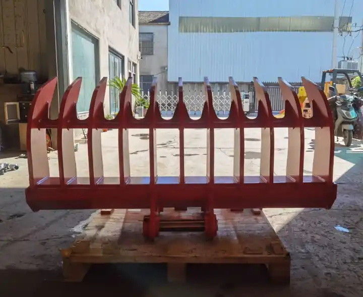 10-20T Racine pour les excavatrices balayant les débris volumineux longs laissés sur le sol