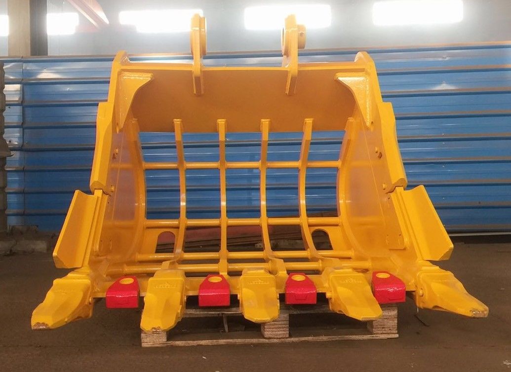 0.3-8m3 Excavateur Esquelette Bucket 1200mm Largeur pour le tri lourd