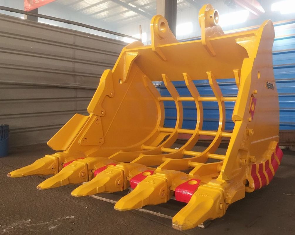 0.3-8m3 Excavateur Esquelette Bucket 1200mm Largeur pour le tri lourd