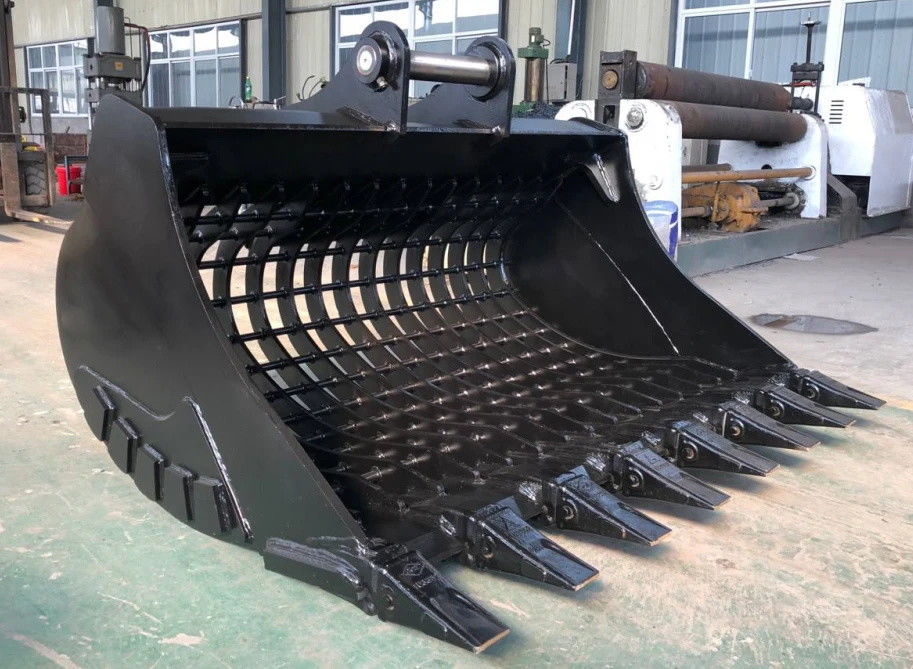 Boîtier de régulation de débris pour le tri des débris à l'aide d'un squelette de grande capacité de 1 à 50 tonnes