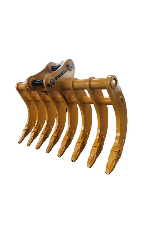 Excavateur en acier lourd Rack racine Excavateur Rack attachement pour le retrait des racines