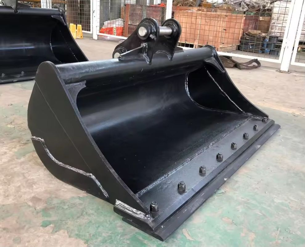 Bouteille de boue polyvalente pour excavatrice avec base à vis et lame de bouteille à vis