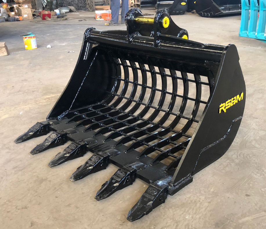 RSBM Service OEM Excavator Skeleton Bucket Fabriqué en acier résistant pour les travaux de construction