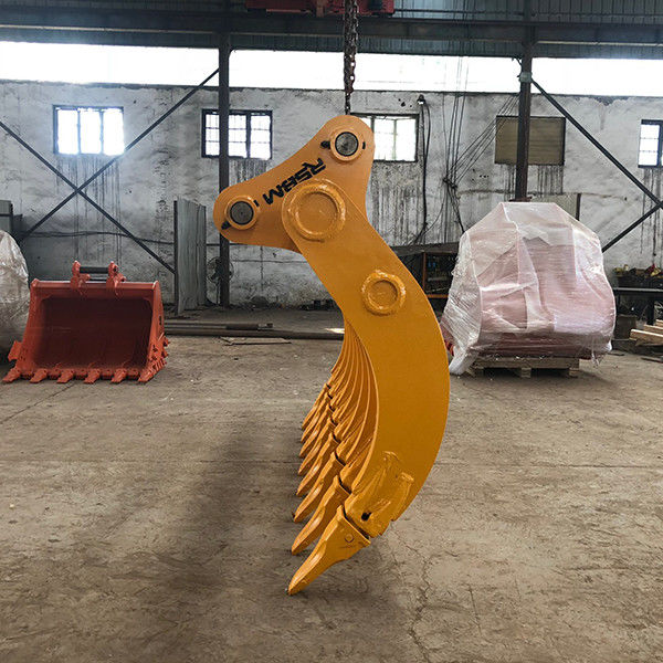 Excavateur Raque racine Défrichage du sol simplifié avec une griffe de saisie du sol 300-10000