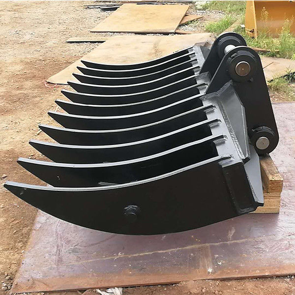 6-12 dents Excavateur coupé Raque à arbres 250 lbs Poids d'expédition Conception polyvalente