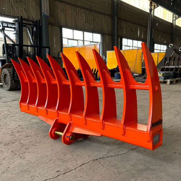 Poids d'expédition de 250 lb Excavateur Rack racine avec dents incurvées États-Unis contiguous