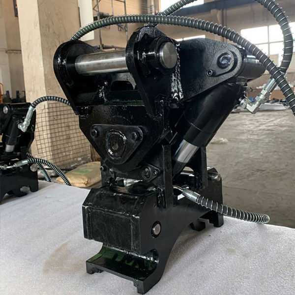 Excavateur hydraulique à inclinaison accrochage rapide double couche connexion de fil d'acier pratique et économe en énergie
